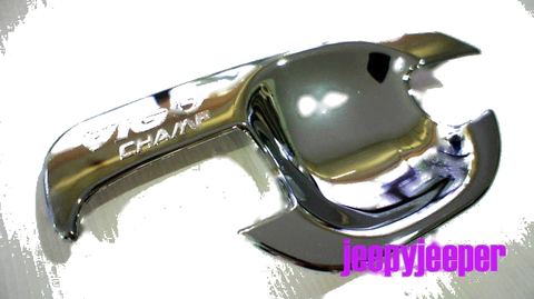Toyota Hilux MK7 Vigo Champ Chrome Door Handle Cover Insert Bowl Trim (2005-2015)