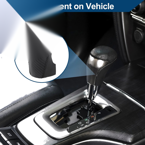 Chevrolet Malibu (2016-2020) Black Carbon Fiber Gear Shift Knob Cover
