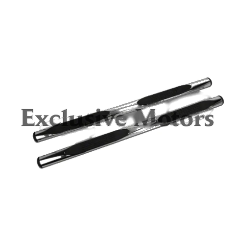 4" Oval Tube Side Step Running Boardsfor Toyota Hilux Vigo Chrome (2005-2015)