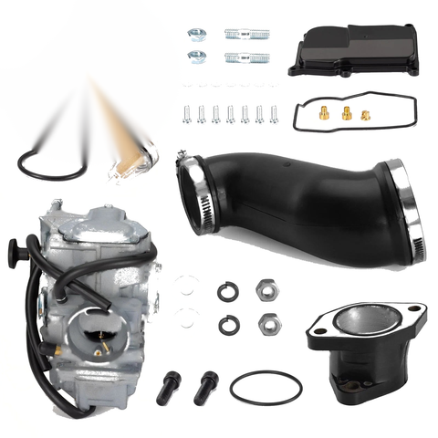 Yamaha Warrior 350 2 x Carburetor + Intake Manifold Boot Joint (1987–2004)