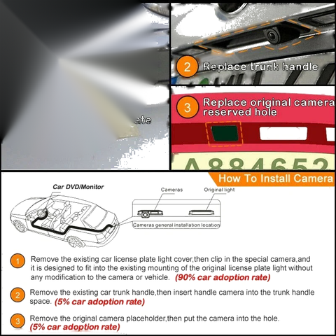 VW Golf / GTI Backup Camera (2011–2013)