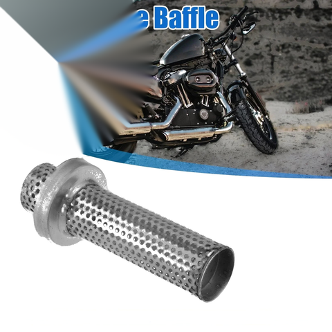 Motorcycle 150mmx60mm Exhaust Silencer Muffler Pipe Baffle