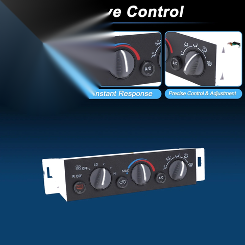 Chevrolet C2500 A/C Heater Climate Control Switch Module Panel