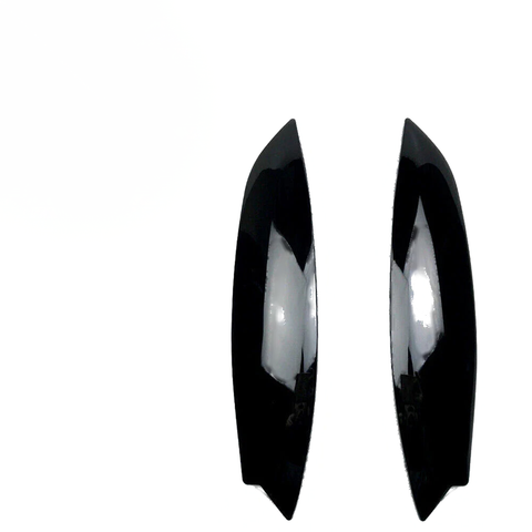 VW Golf Mk5 R32 Gloss Black Headlight Eyelid Covers (2005-2007)