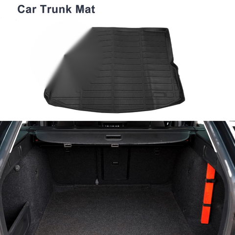 Kia Seltos SX / SX Turbo (2021-2025) Black TPE Cargo Liner Rear Trunk Mat