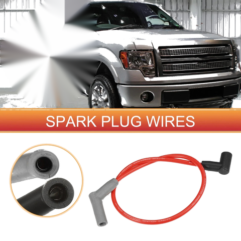 Ford SBF Small Block 8 Pcs Spark Plug Wire Ignition Coil Cables