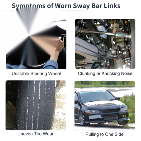 Nissan Rogue Front Stabilizer Bar Links & Bushings (2008-2013)