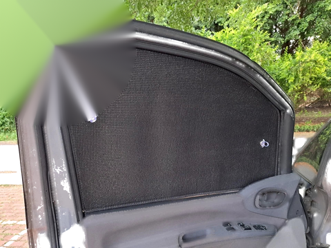 Volkswagen Passat Side Window Camp Black Silver Privacy Sunshade (2013–2019)