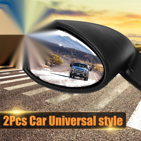 Matte Black California Classic Car Door Wing Rearview Side Mirrors