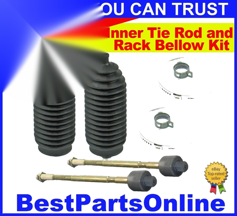 Nissan Pathfinder Rack and Pinion Inner Tie Rod and Bellow (1996–2004)