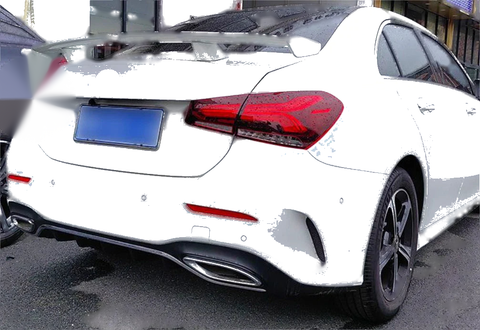 Mazda 3 Sedan Rear Trunk Spoiler 55'' Unpainted Universal (2004-2013)