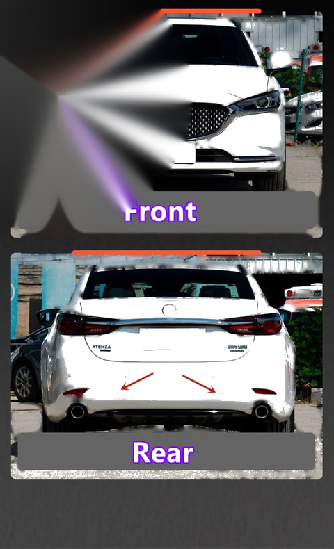 Mazda 6 Front Rear Bumper Tow Hook Hole Eye Cover Cap Trim (2020–2022)