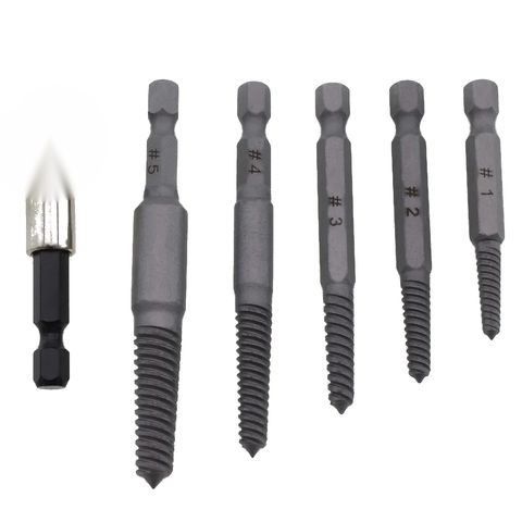 Stud Screw Extractor Hand Tools Remover Set Steel Treatment