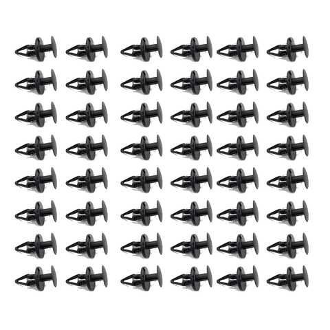 GMC Chevrolet Cadillac Buick 100 x Black Nylon Push Retainer Clips