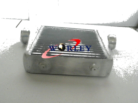 Aluminum Intercooler & Fan 280x300x70mm Turbo FMIC Universal
