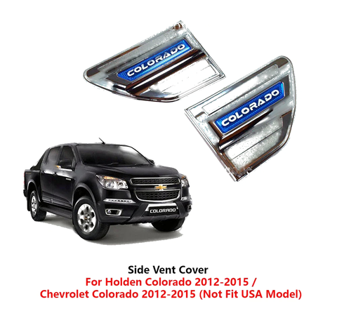 Chevrolet Holden Colorado Chrome Side Vent Covers (2012-2015)