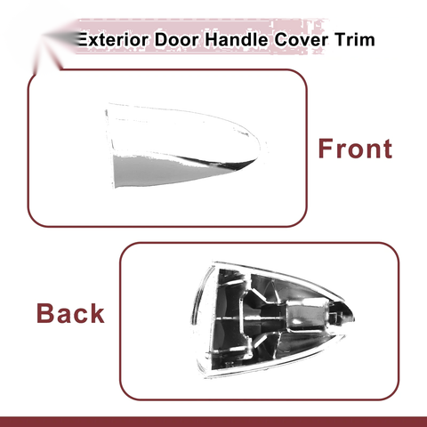Kia Sportage (2010-2016) Silver Tone Exterior Door Handle Cover Trim