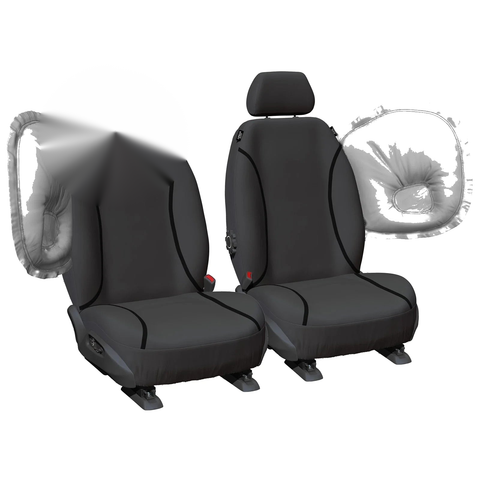 Toyota Hilux GUN125 GUN126 2015-19 Front Tailor Made Canvas Car Seat Covers