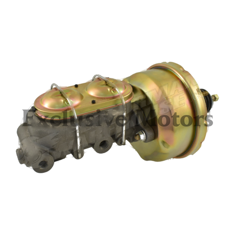 GM 1-1/8" Bore Master Cylinder & 7" Zinc Brake Booster (1964-1974)