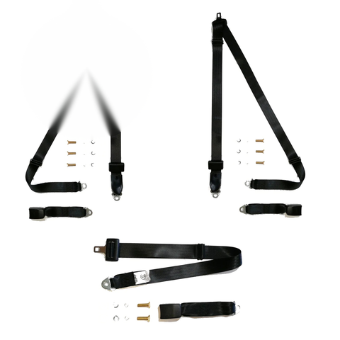 Toyota Landcruiser BJ46V 5 Door Station Wagon Rear Seat Belt Kit (1980-1989)