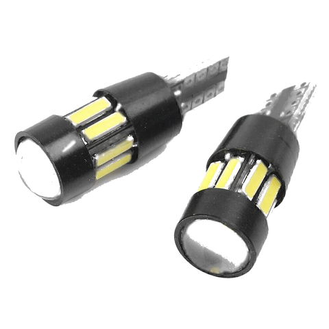 Auto Truck - Pure White (2010-2023) 2 x T10 7020 10 SMD LED Brake Light