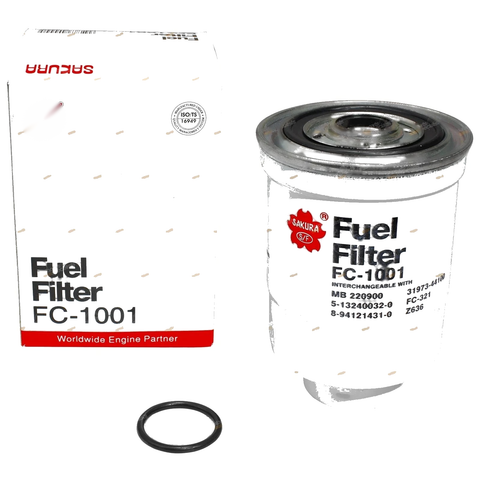 Mitsubishi Triton Ute ME MF MG Diesel Fuel Filter 4cyl 2.5L (1986-1990)