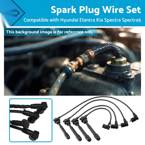 Hyundai Elantra, Kia Spectra, Spectra5 Spark Plug Lead Set (2001-2006)