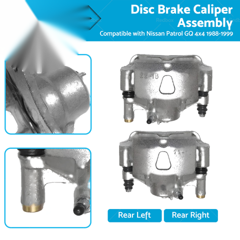 Nissan Patrol GQ 4x4 88-99 LH  RH Rear Disc Brake Caliper Assembly Suitable