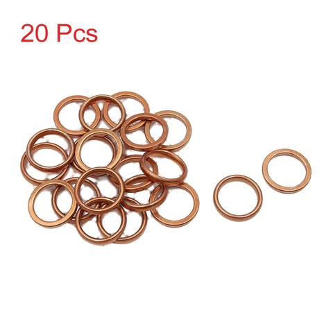 Motorcycle 20 Pcs 39mm Exhaust Pipe Muffler Gasket