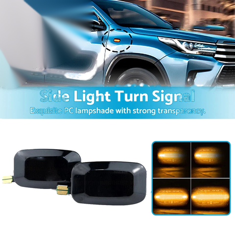 Toyota Hilux SR5, Vigo, Corolla LED Side Indicator Flasher Light (2005-2023)