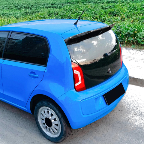 VW UP, SEAT Mii, Skoda Citigo 1x Carbon Fiber Rear Boot Spoiler Lip (11-)