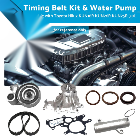 Toyota Hilux KUN16R KUN26R 3.0L Timing Belt & Water Pump Kit (05-17)