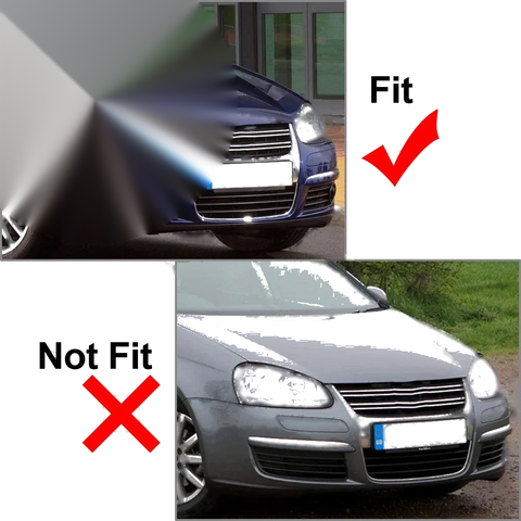 VW Jetta Right Front Bumper Fog Light Cover w/ Chrome Trim (2006-2010)