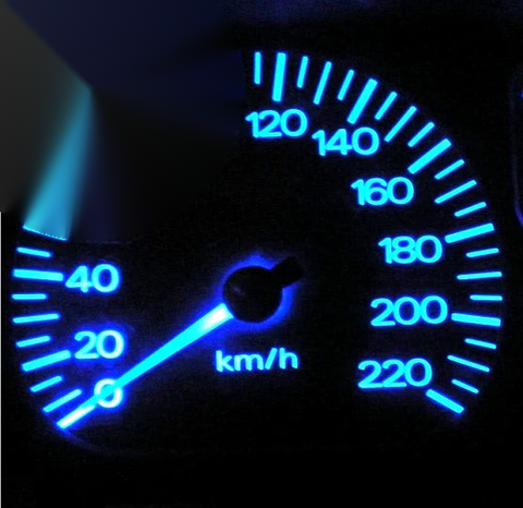 Suzuki Vitara Fatboy Blue LED Dash Gauge Light Kit (1998-2005)