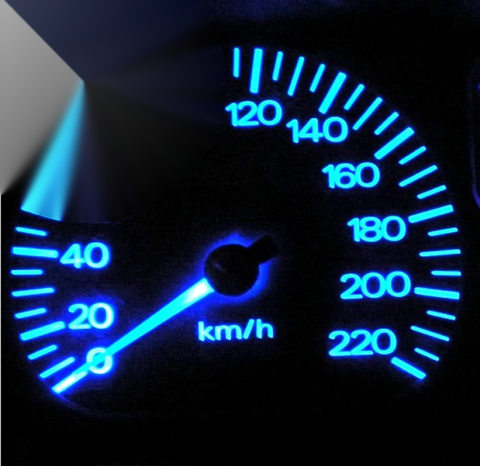 Toyota Landcruiser Prado 90 Series Blue LED Dash Cluster Light Kit (1999-2002)