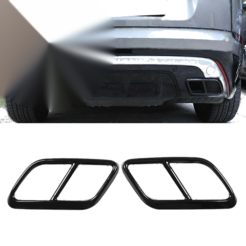 Land Rover Range Rover Velar (2017-2021) Black Muffler Tail Pipe Cover