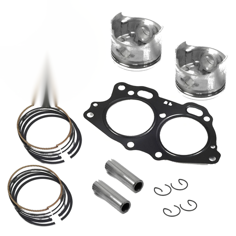 EZGO Robin 295cc Piston & Intake Exhaust Valve & Gasket Kit (1992–2002)