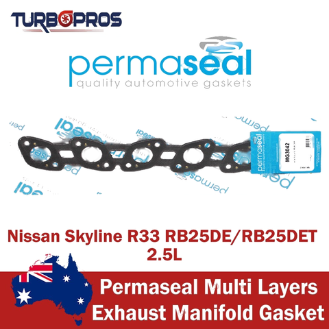 Nissan Skyline R33 RB25DE / RB25DET 2.5L Permaseal Exhaust Manifold Gasket