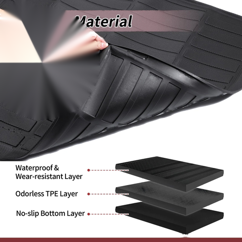 GMC Terrain & Chevrolet Equinox Cargo Liner Rear Trunk Mat (2018-2024)