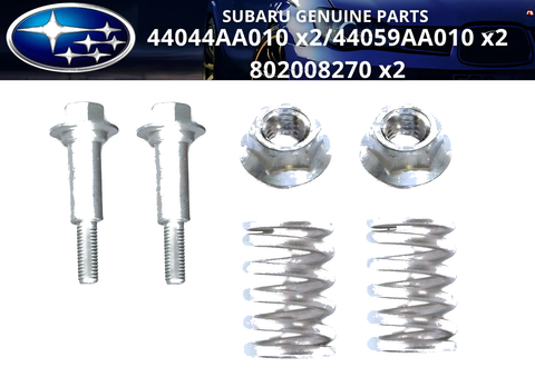 Subaru Impreza WRX Forester Legacy Exhaust Center Pipe Bolt Spring Nut