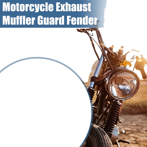 Honda CRF50 XR50 1 Set Motorcycle Twin Exhaust Muffler Guard Fender