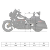 Harley Electra Glide, Street Glide, Road King Driver Passenger Seat (2009-2023)