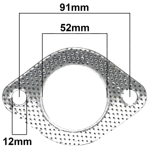 Nissan Pulsar N12 Exhaust Pipe Flange Gasket 1.6L 4cyl (1986 - 1987)