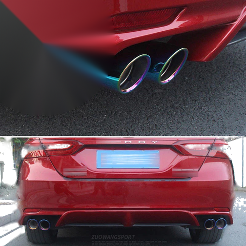 Toyota Camry 2018-2020 Pair Car Stainless Steel Exhaust Muffler End Tip Fit