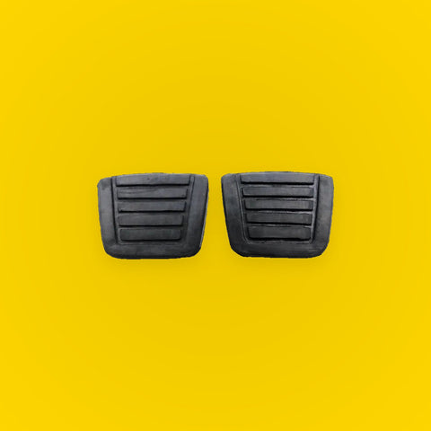 Clutch Brake Pedal Pad x2 for Nissan Datsun Bluebird 510 1600 SSS