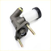 Black and white clutch master cylinder with ribbed cap for mazda bravo b2000-bt50 1985-1996 back side view