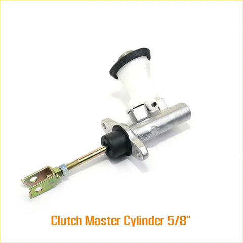 Silver clutch master cylinder for toyota hilux ln85 ln90 ln100 ln106 ln109 with white reservoir and black rubber seals