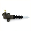 Cassab clutch slave cylinder for mazda b-series with dark gray cast metal body black rubber boot and silver piston rod