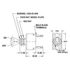 Cole Hersee Toggle Switch Dpst On/Off Blade Terminals