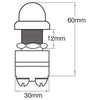 Cole Hersee Push Button Switch 35A 12V (Pack of 1) 90030BL